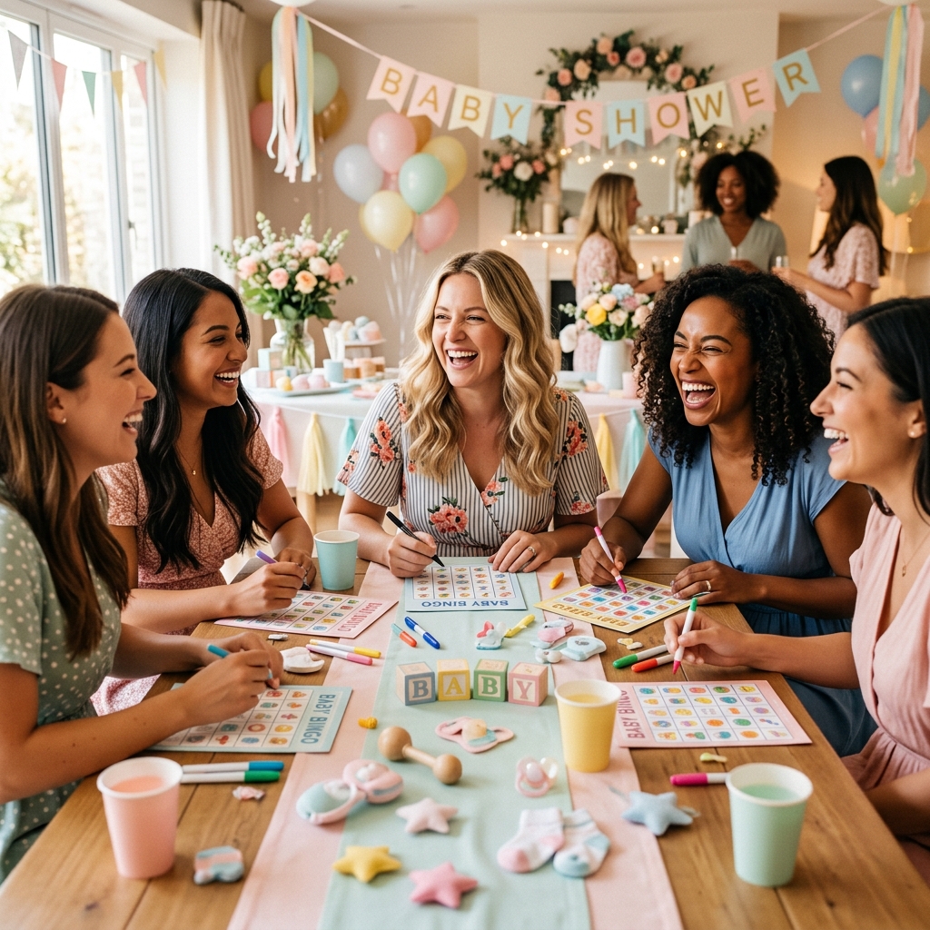 7 Brincadeiras Divertidas para Chá de Bebê